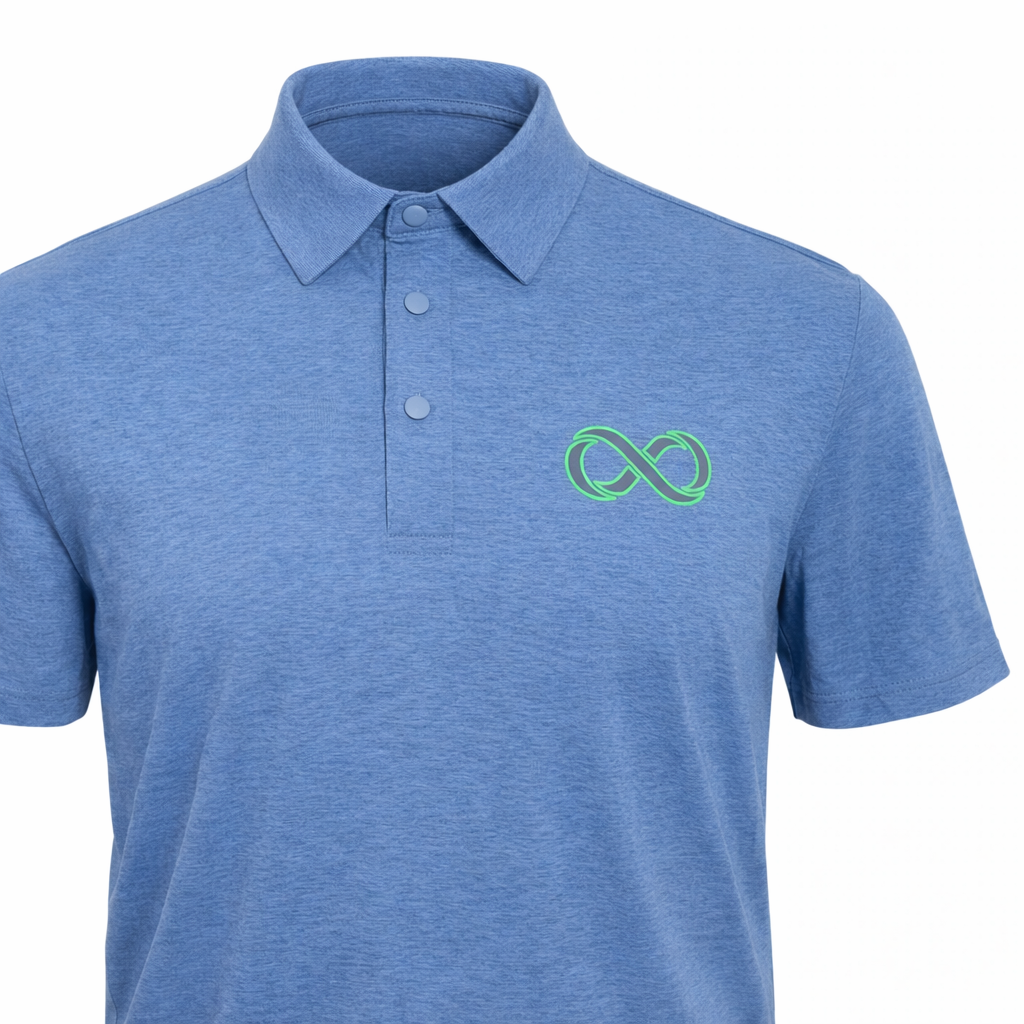 Polera cuello con botones ARCHI PERFORMANCE