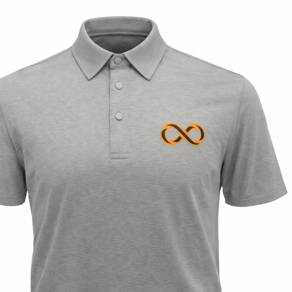 Polera cuello con botones ARCHI PERFORMANCE
